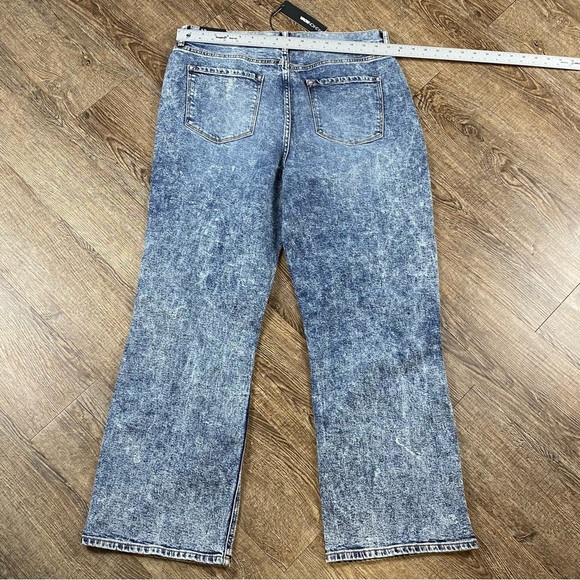 Fashion Nova Jeans Women Size 13 Go Off Boyfriend Distressed Ultra High Rise - Picture 7 of 7